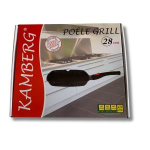 Poêle grill revêtement pierre