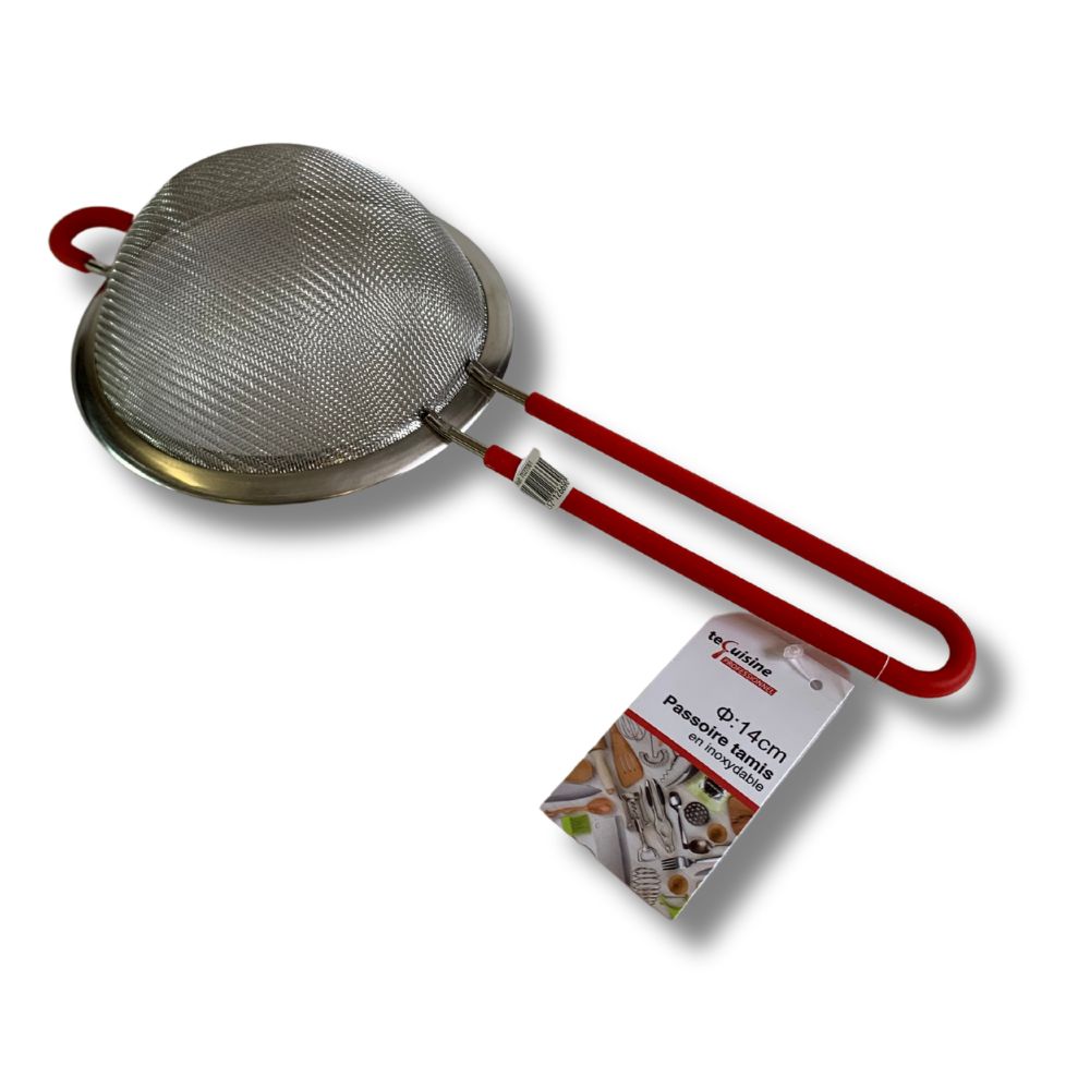 Passoire tamis 14cm rouge Passoire tamis 14cm rouge